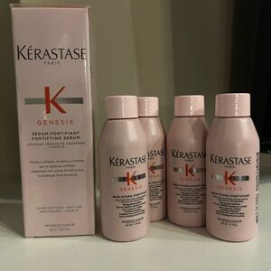 KERASTASE Genesis  Serum Fortifiant Hair Serum + 4 Travel Genesis Shampoos 🆕